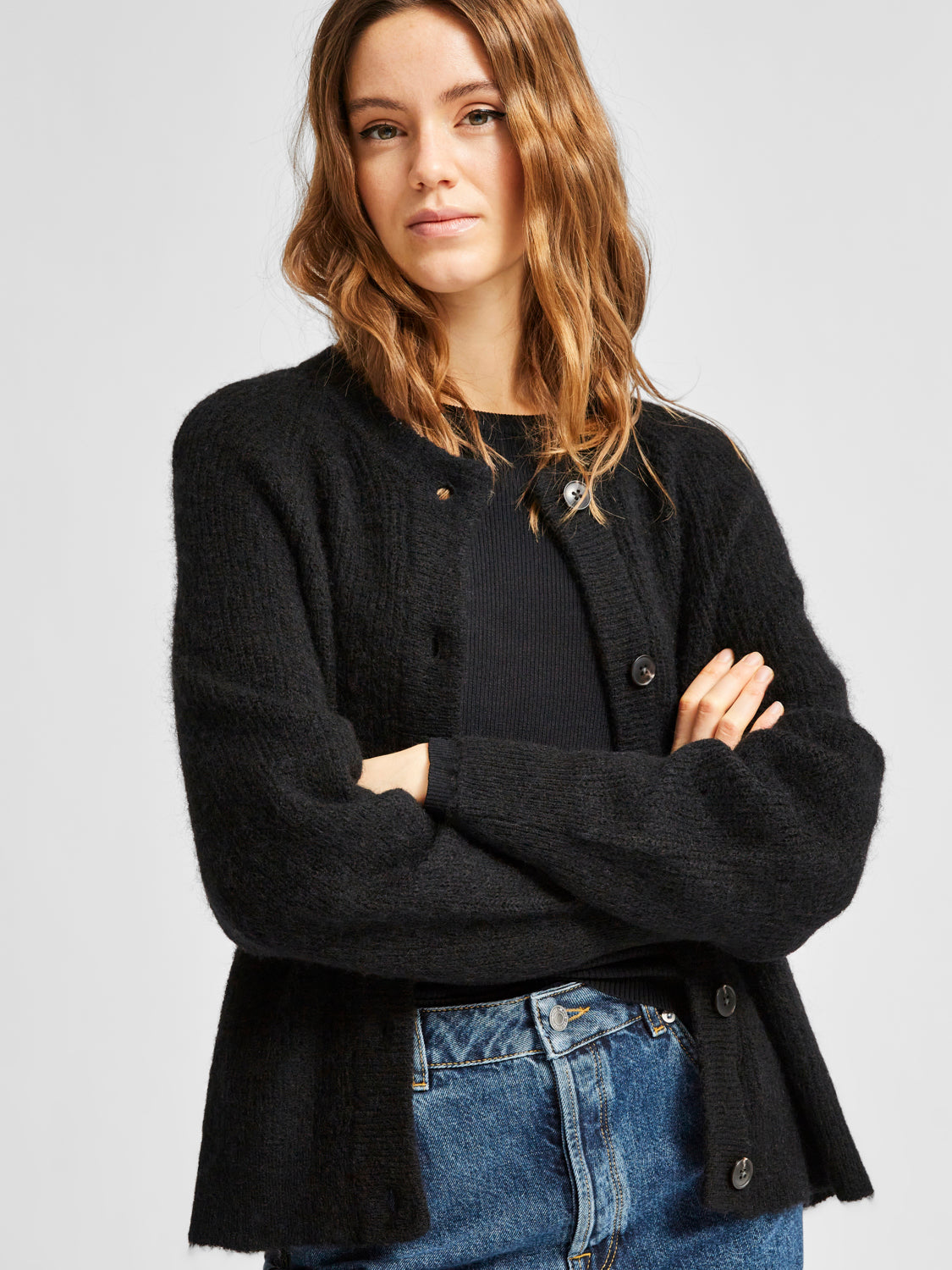 SLFLULU Cardigan - Black